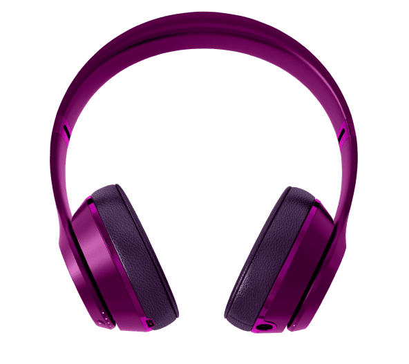 pink headphones